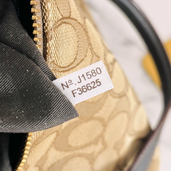 Coach Brown Signature Small Kelsey Satchel Tote Bag F36625 - Picture 12 of 13